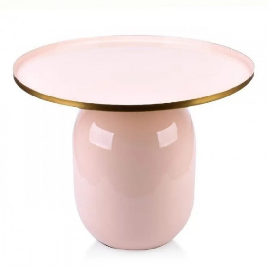 Coffee table Metal table Flora Anisha pink D-50.8 cm. 35306 (AND000510) Coffee table Metal table Flora Anisha pink D-50.8 cm. 35306 (AND000510)