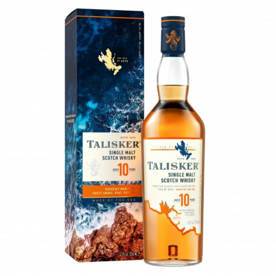 Віскі Talisker 10 років витримки 0.7 л 45.8% (5000281005416) Віскі Talisker 10 років витримки 0.7 л 45.8% (5000281005416)