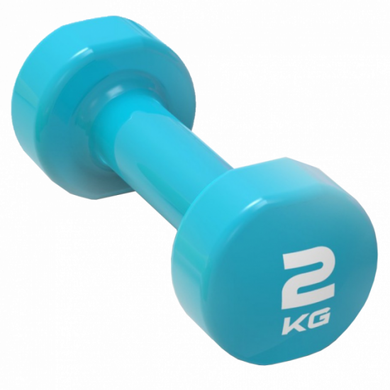 Гантель вініловий LivePro Studio Dumbbell 2 кг (LP8076-2) Blue Гантель вініловий LivePro Studio Dumbbell 2 кг (LP8076-2) Blue