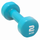 Гантель вініловий LivePro Studio Dumbbell 2 кг (LP8076-2) Blue Гантель вініловий LivePro Studio Dumbbell 2 кг (LP8076-2) Blue