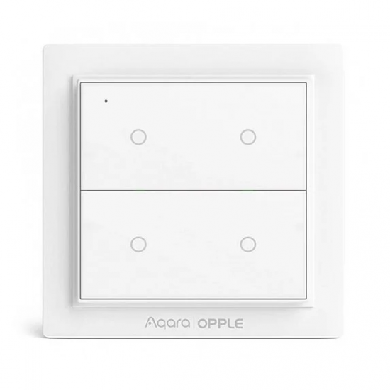 Розумний вимикач Aqara Opple Light Switch (Double-Button) Zigbee 3.0 (WXCJKG12LM) Розумний вимикач Aqara Opple Light Switch (Double-Button) Zigbee 3.0 (WXCJKG12LM)