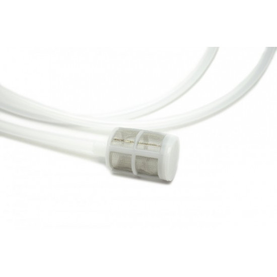 Overflow siphon with filter 2m Overflow siphon with filter 2m