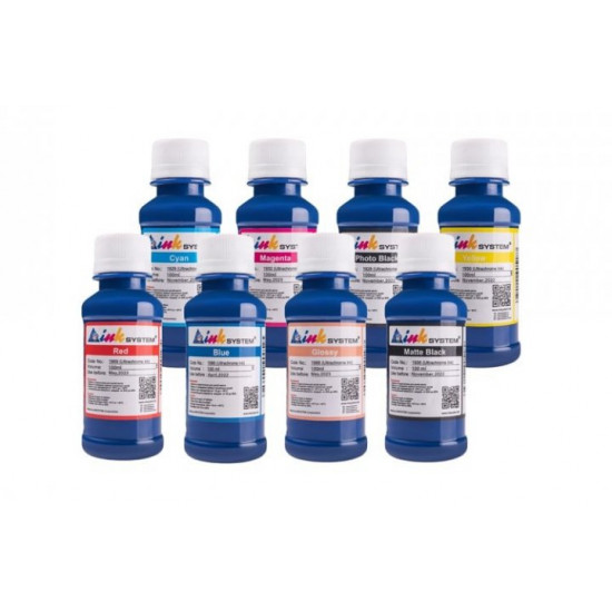 Ultrachromic ink set INKSYSTEM for Epson R800, R1800 100 ml. (8 colors) Ultrachromic ink set INKSYSTEM for Epson R800, R1800 100 ml. (8 colors)