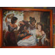 Unknown artist. Canvas / oil painting was painted in the 60s Unknown artist. Canvas / oil painting was painted in the 60s
