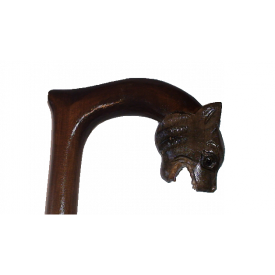 Wooden cane panther Wooden cane panther