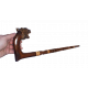 Wooden cane panther Wooden cane panther