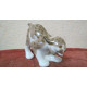 Porcelain figurine Lynx-ears with tassels ready for jumping USSR vintage 60-70th Porcelain figurine Lynx-ears with tassels ready for jumping USSR vintage 60-70th