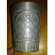 a glass. collection. tin, Germany, stamp, 100ml. a glass. collection. tin, Germany, stamp, 100ml.