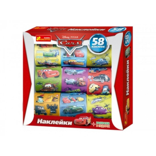 Стікери Ranok-Creative Disney Cars 450 stickers Стікери Ranok-Creative Disney Cars 450 stickers