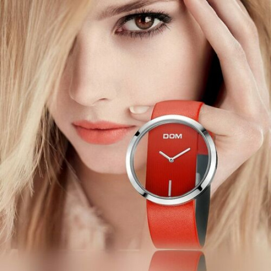 DOM Watch Women luxury Fashion Casual 30 m waterproof quartz watches genuine leather strap sport Ladies elegant wrist watch girl DOM Watch Women luxury Fashion Casual 30 m waterproof quartz watches genuine leather strap sport Ladies elegant wrist watch girl