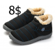 NEW Snow Boots Women Shoes Winter Flat Unisex Ankle Boots Female Slip On Furry Fur Skid Plus Size Warm Plush Couple Style Cotton 4.7 NEW Snow Boots Women Shoes Winter Flat Unisex Ankle Boots Female Slip On Furry Fur Skid Plus Size Warm Plush Couple Style Cotton 4.7