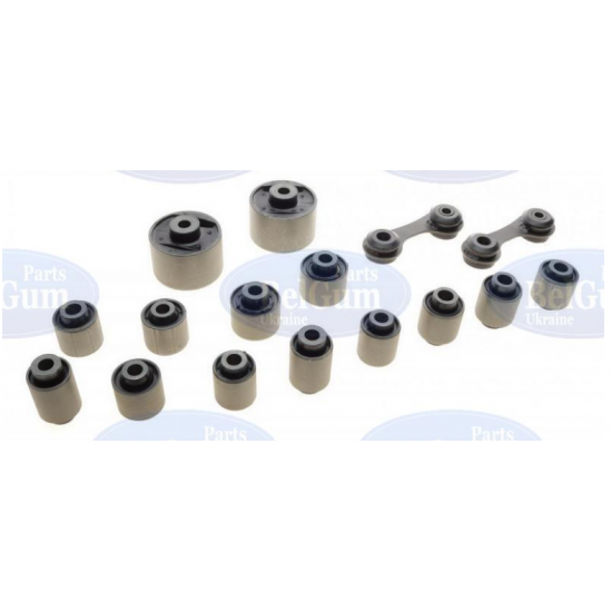 Rear suspension kit, silent block (14 pcs.), stabilizer link (2 pcs.) Opel Vectra C, Signum 2005- Rear suspension kit, silent block (14 pcs.), stabilizer link (2 pcs.) Opel Vectra C, Signum 2005-