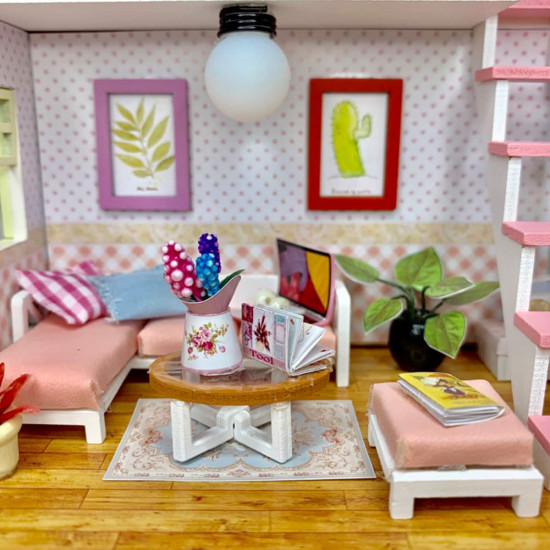 Two-storey roombox PINK PARADISE Two-storey roombox PINK PARADISE