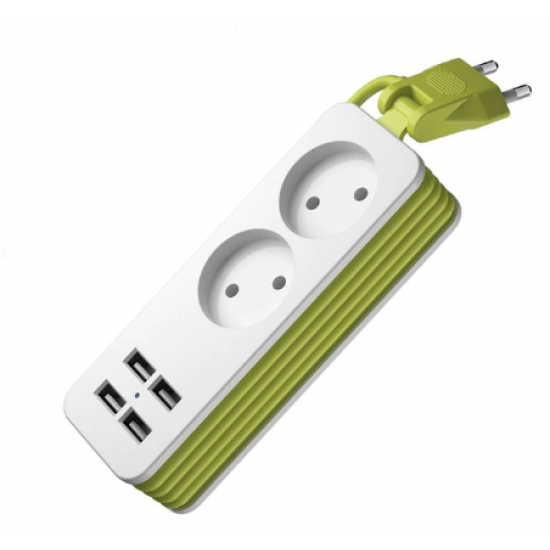 EU Plug Power Strip Wall Multiple Socket Portable 4 USB Port for Mobile Phones 1200W 250V,1.5m Cable for Smartphones Tablets EU Plug Power Strip Wall Multiple Socket Portable 4 USB Port for Mobile Phones 1200W 250V,1.5m Cable for Smartphones Tablets