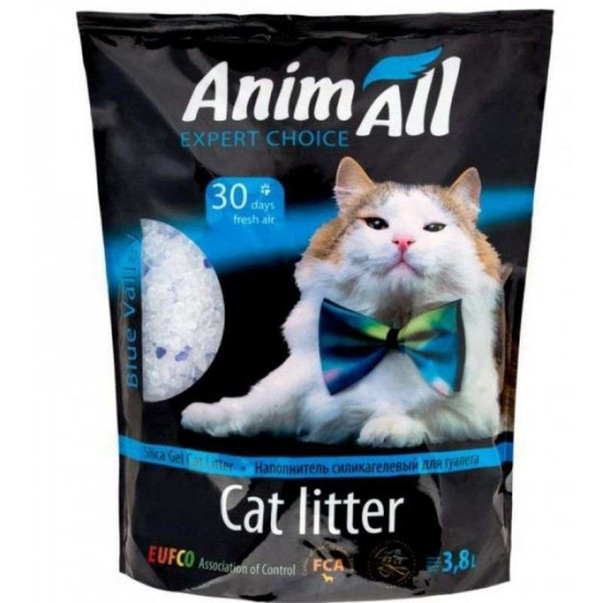 AnimAll (ЕнімАлл) Cat litter Blue valley - Наповнювач силікагелевий Блакитна долина для котячого туалету AnimAll (ЕнімАлл) Cat litter Blue valley - Наповнювач силікагелевий Блакитна долина для котячого туалету