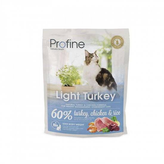 Profine (Professional Ainu) of Cat Light - A dry feed with a turkey for weight control of cats and cats Profine (Professional Ainu) of Cat Light - A dry feed with a turkey for weight control of cats and cats
