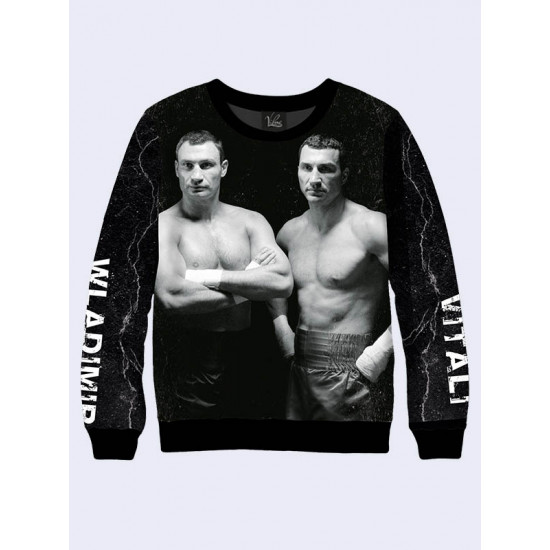 Mens 3D-print sweatshirt - Klitschko brothers. Made in Ukraine. Mens 3D-print sweatshirt - Klitschko brothers. Made in Ukraine.