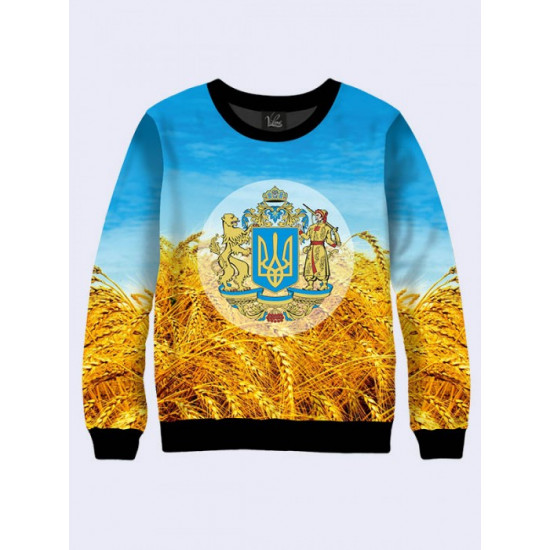 Mens 3D-print sweatshirt - Symbols of Ukraine. Made in Ukraine. Mens 3D-print sweatshirt - Symbols of Ukraine. Made in Ukraine.