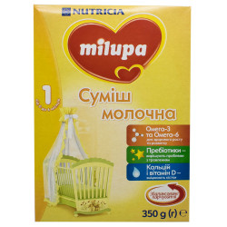 Сумішка молочна дитяча Нутриція Milupa (Мілупа) 1 від 0 до 6 місяців 350 г