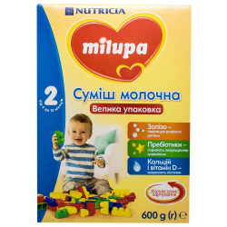 Mix milk children's Nutrition Milupa (Milupa) 2 from 6 to 12 months 600 g
