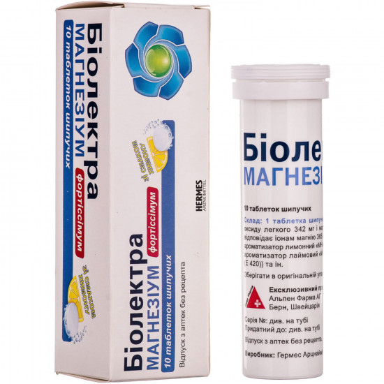 Biolektra Magnezium Fortissimum of the tab. thorn. No. 10 Biolektra Magnezium Fortissimum of the tab. thorn. No. 10