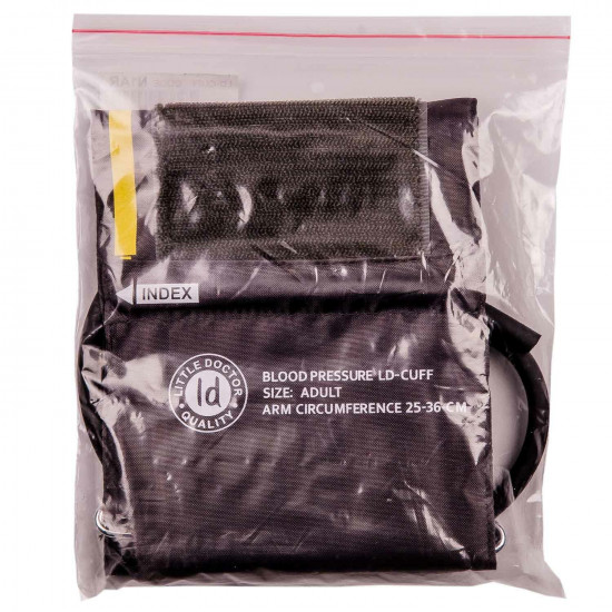 The cuff for a tonometer of LITTLE DOCTOR (Litl Doctor) the size is 25-36 cm 1 tube a nylon covering with a ring The cuff for a tonometer of LITTLE DOCTOR (Litl Doctor) the size is 25-36 cm 1 tube a nylon covering with a ring