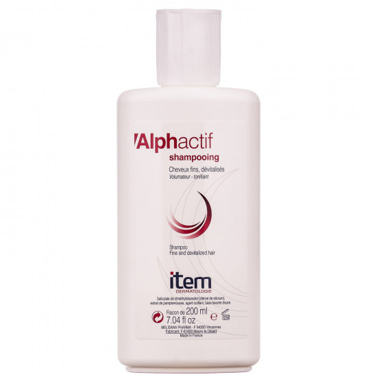 The shampoo for hair of ITEM of Alfaktiv strengthening against a hair loss of 200 ml The shampoo for hair of ITEM of Alfaktiv strengthening against a hair loss of 200 ml
