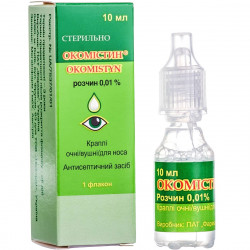 Okomistin cap. eye. / ush. / for a nose solution of 0.01% fl. 10 ml