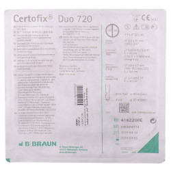 Set for catheterization of the central veins (set on Seldingera) Certofix® Duo (Tsertofix Duo) the 720th two-channel catheter of 16G/16G 1 piece