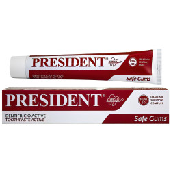 Clinical Active PRESIDENT toothpaste (President) (Klinikal Aktiv) Safe Gums active protection of gums of 75 ml