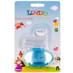 Brush for teeth the nursery of LINDO the article of Pk 073 in a case of 0 months of 1 piece