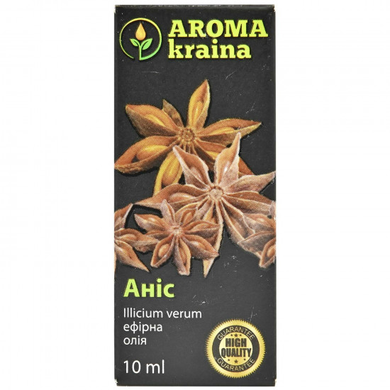 Олія ефірна AROMA KRAINA (Арома країна) Аніс 10 мл Олія ефірна AROMA KRAINA (Арома країна) Аніс 10 мл
