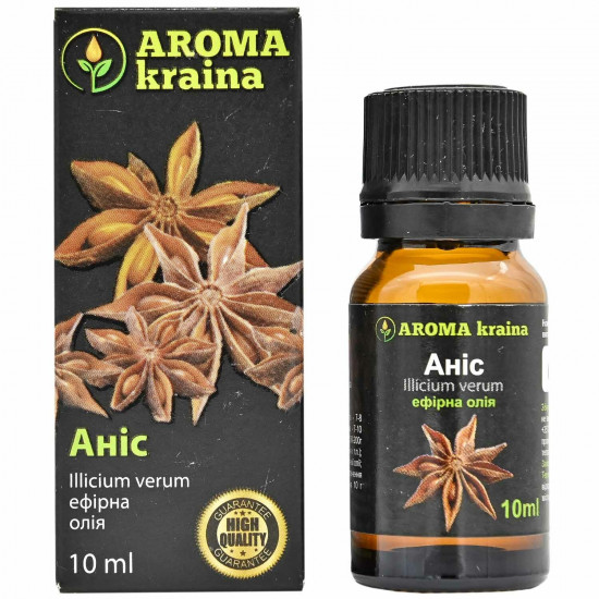 Олія ефірна AROMA KRAINA (Арома країна) Аніс 10 мл Олія ефірна AROMA KRAINA (Арома країна) Аніс 10 мл
