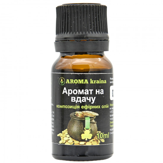 Композиція ефірних олій AROMA KRAINA (Арома країна) Аромат на удачу 10 мл Композиція ефірних олій AROMA KRAINA (Арома країна) Аромат на удачу 10 мл