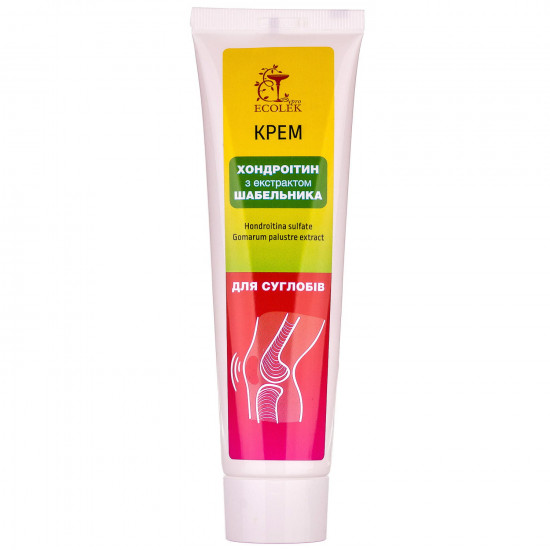 Joint cream Ecolek chondroitin with extract of a sabelnik of 100 ml Joint cream Ecolek chondroitin with extract of a sabelnik of 100 ml