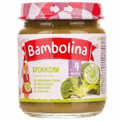 Vegetable puree children's BAMBOLINA of Broccoli since 4 months 100 g