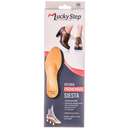 Устілка підтримуюча безкаркасна LUCKY STEP модель LS331 Siesta для жіночого взуття колір чорний розмір 42