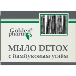 Мило тверде DETOX (Детокс) з бамбуковим вугіллям 70 г
