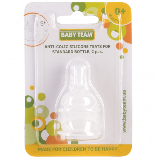 Соска силиконовая детская BABY TEAM (Беби Тим) артикул 2010 антиколиковая с 0 месяцев 2 шт Соска силиконовая детская BABY TEAM (Беби Тим) артикул 2010 антиколиковая с 0 месяцев 2 шт