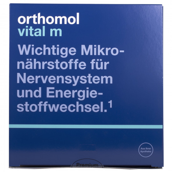 Ортомол Вітал М (Orthomol Vital M) вітамінний комплекс для чоловічого здоров'я гранули апельсин + таблетки + капсули на курс прийому 30 днів Ортомол Вітал М (Orthomol Vital M) вітамінний комплекс для чоловічого здоров'я гранули апельсин + таблетки + капсули на курс прийому 30 днів
