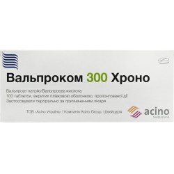 Valprok Hrono of the tab. of p/o of 300 mg No. 100