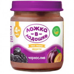 Canned food for SPOON baby food IN the PALM of Puree from prunes since 4 months 100 g
