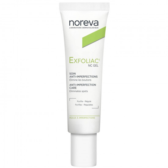 The NC Exfoliac NOREVA face gel (Norev) (Eksfoliak) for skin inclined to an acne of 30 ml The NC Exfoliac NOREVA face gel (Norev) (Eksfoliak) for skin inclined to an acne of 30 ml