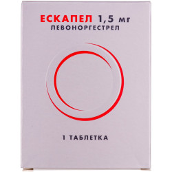 Escapelle of the tab. of 1.5 mg No. 1
