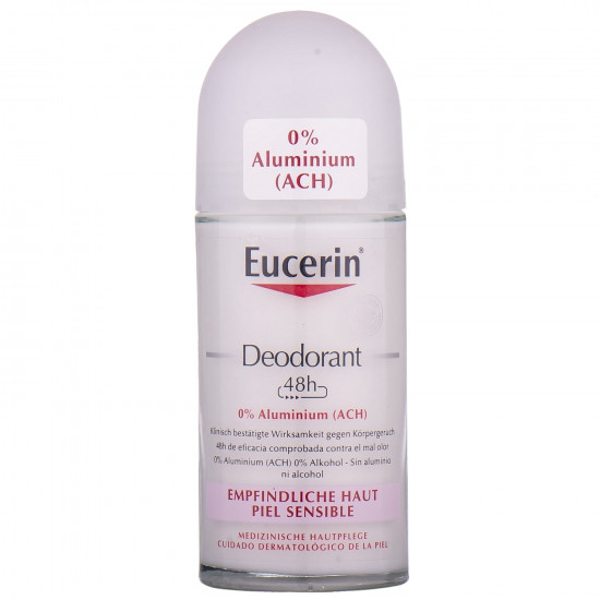 Deodorant roller for a body of EUCERIN (Yutserin) Without aluminum for sensitive skin of 50 ml Deodorant roller for a body of EUCERIN (Yutserin) Without aluminum for sensitive skin of 50 ml