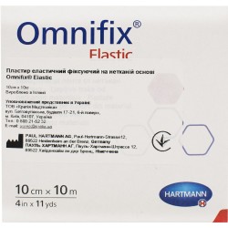 Пластир фіксуючий Omnifix Elastic (Омніфікс Еластик) еластичний на нетканній основі розмір 10см х 10м 1 шт