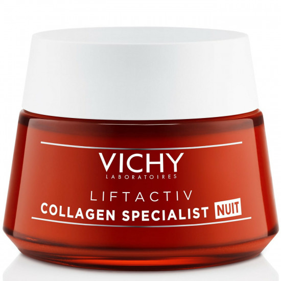 Cream for the person VICHY (Vichy) Liftaktiv Collagen night anti-aging z efekty corrections of wrinkles, giving of elasticity and recovery of skin of 50 ml Cream for the person VICHY (Vichy) Liftaktiv Collagen night anti-aging z efekty corrections of wrinkles, giving of elasticity and recovery of skin of 50 ml