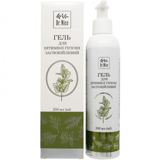 Gel for intimate hygiene of DR.NICE (Doctor Nays) calming 250 ml Gel for intimate hygiene of DR.NICE (Doctor Nays) calming 250 ml