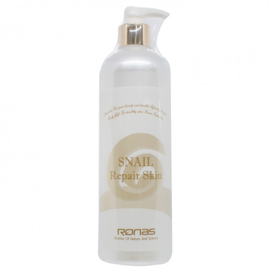 Toner for skin of RONAS on the basis of mucin of a snail restoring 500 ml Toner for skin of RONAS on the basis of mucin of a snail restoring 500 ml