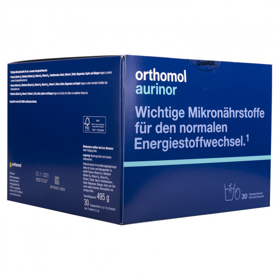 Ортомол Ауринор (Orthomol Aurinor) витаминный комплекс для нормализации энергетического обмена гранулы + капсулы на курс приема 30 дней Ортомол Ауринор (Orthomol Aurinor) витаминный комплекс для нормализации энергетического обмена гранулы + капсулы на курс приема 30 дней